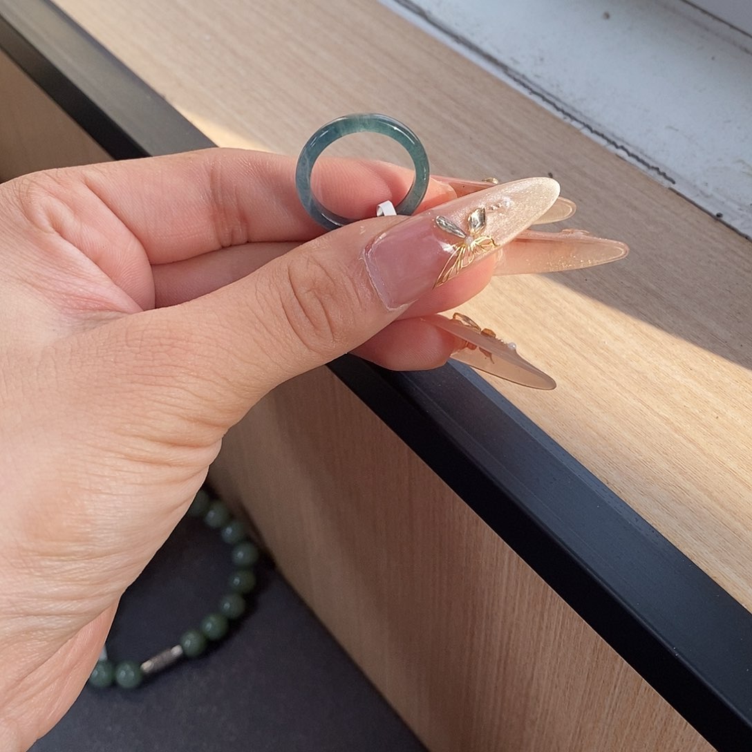 未镶嵌戒指翡翠16/17sj