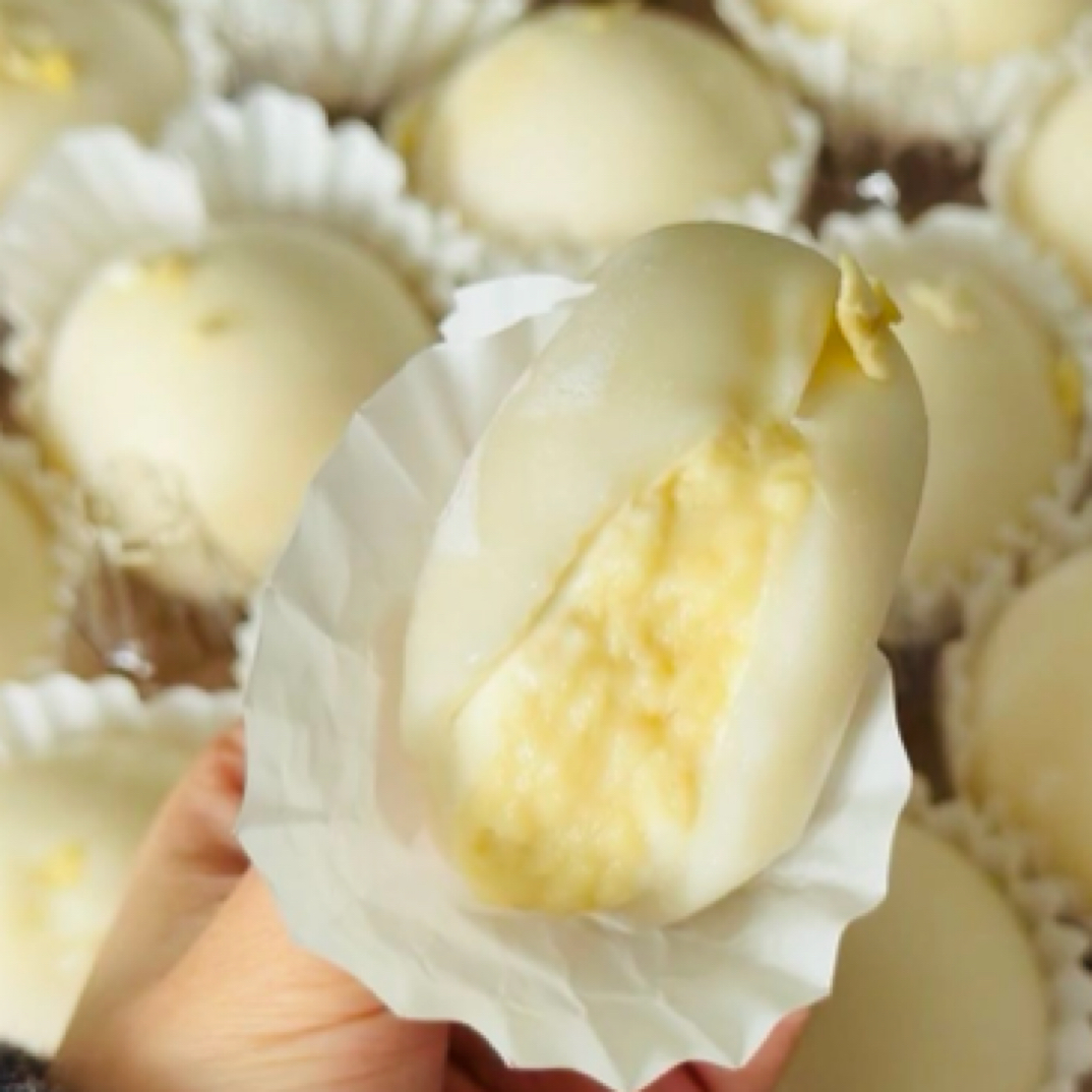 【 软糯香浓 】榴莲大福（奶油+榴莲果肉4枚装