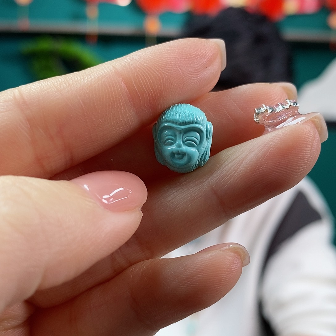 绿松石珠宝奇石未镶嵌