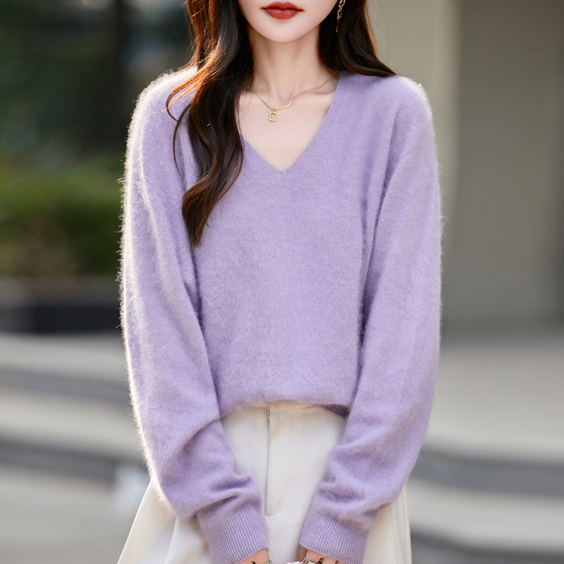 （张校长专属）拉绒打底衫宽松百搭保暖时尚毛衣ZM275