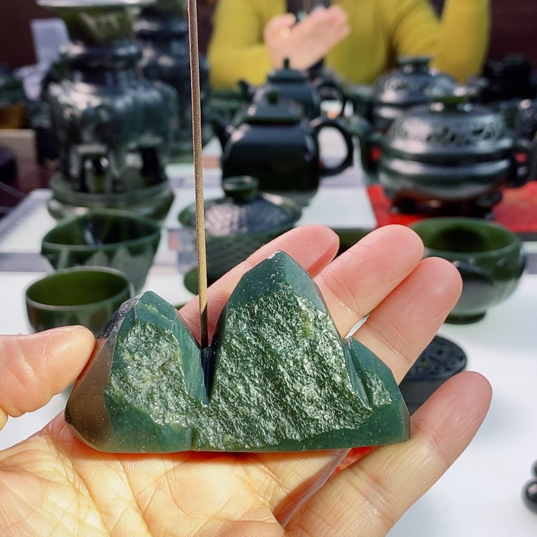 和田玉（青玉）摆件未镶嵌