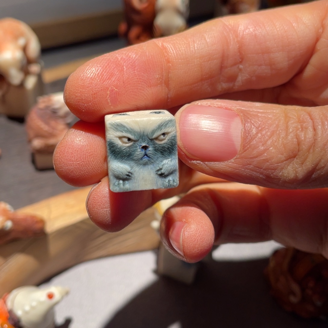 范***七木方颜竹木艺术吊坠