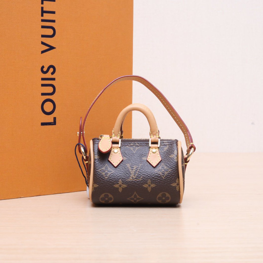 99新 LouisVuitton/路易威登 小花姑姑945424 speedy nano手提包