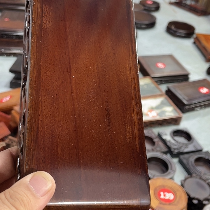 紫砂红木底座工艺品红木底座工艺品21.5