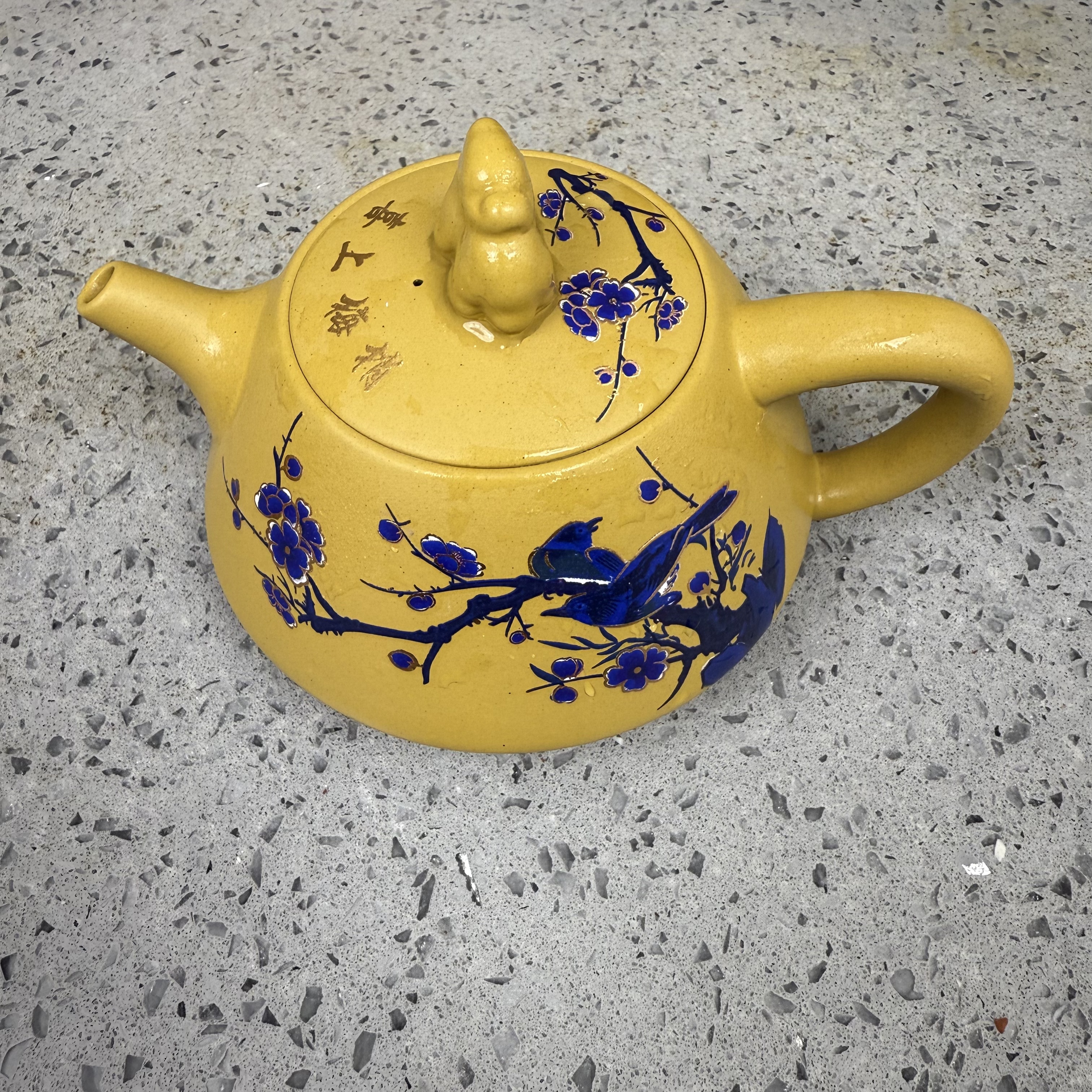 正宗黄段泥遇热变色喜上眉梢石瓢凤鸣壶C2