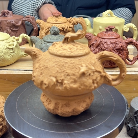 紫砂茶壶全手工制作