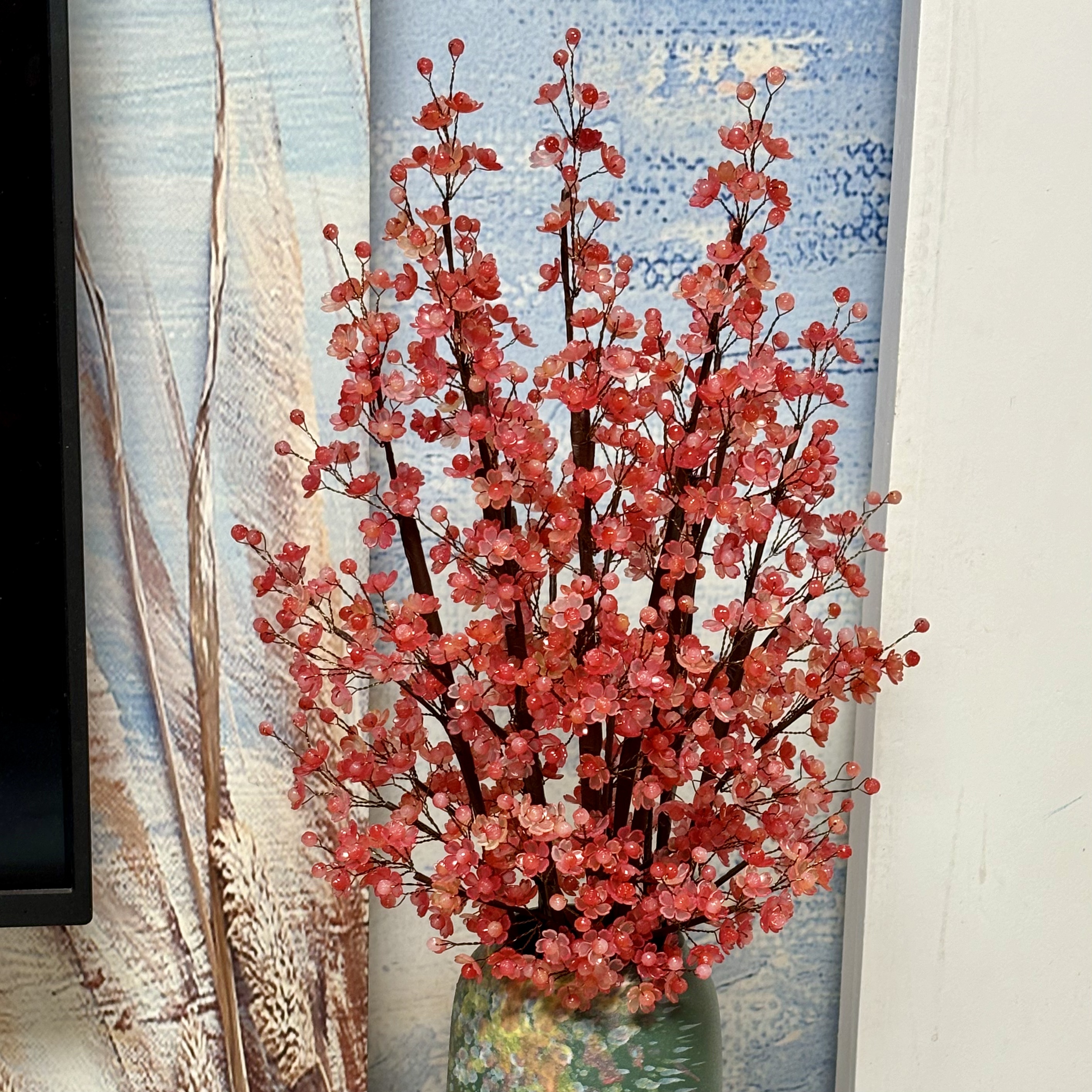 高桌摆果冻渐变浪漫樱花 手工DIY材料包