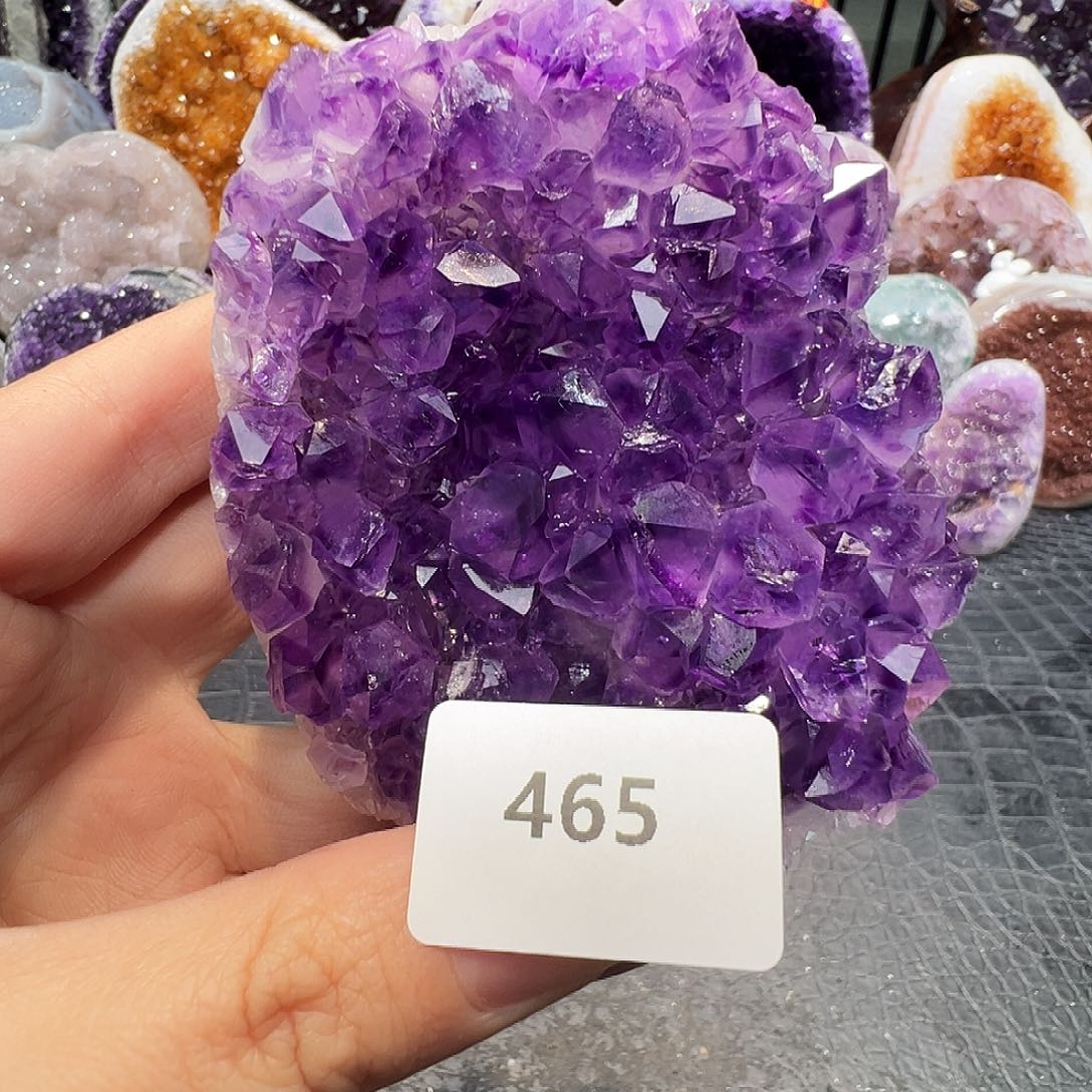 珠宝半成品未镶嵌紫晶