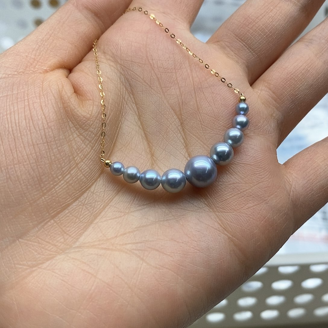 海水珍珠颈饰18K金镶嵌