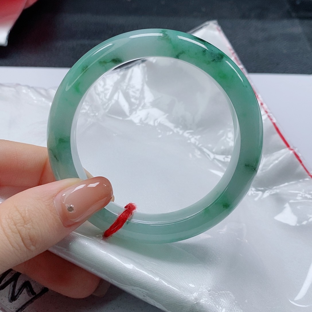 【闪购商品】未镶嵌手镯翡翠棋**贝498号