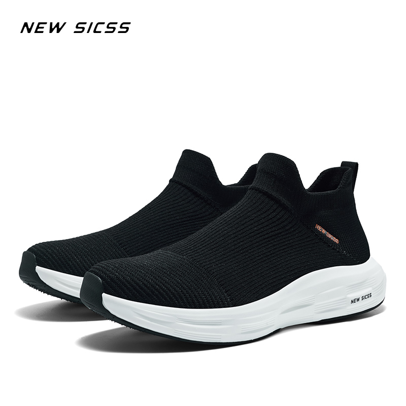 新瑟士冬季EVA防滑磁震动大底舒适软弹轻松通勤休闲一脚蹬男鞋