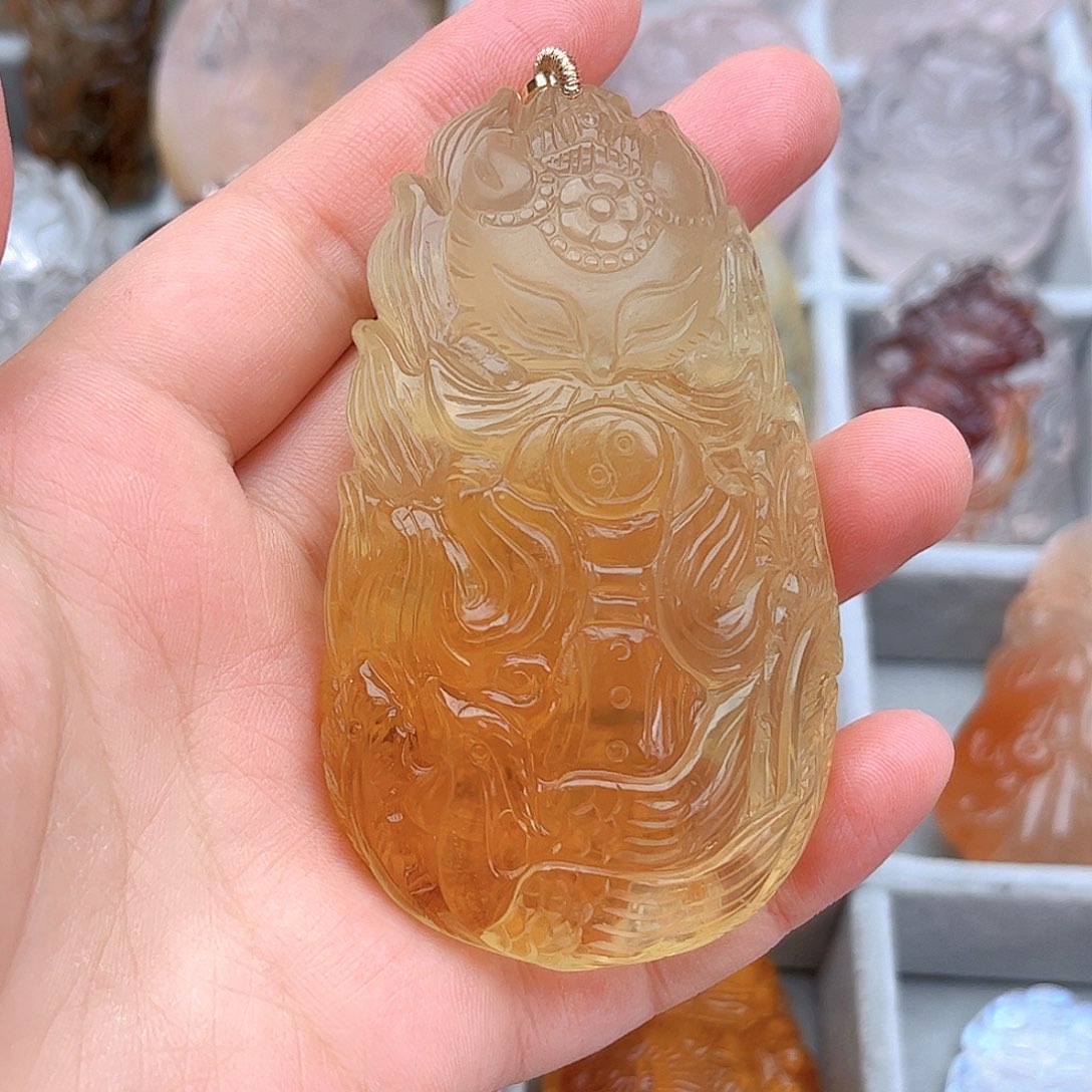 水晶吊坠(不含链)未镶嵌