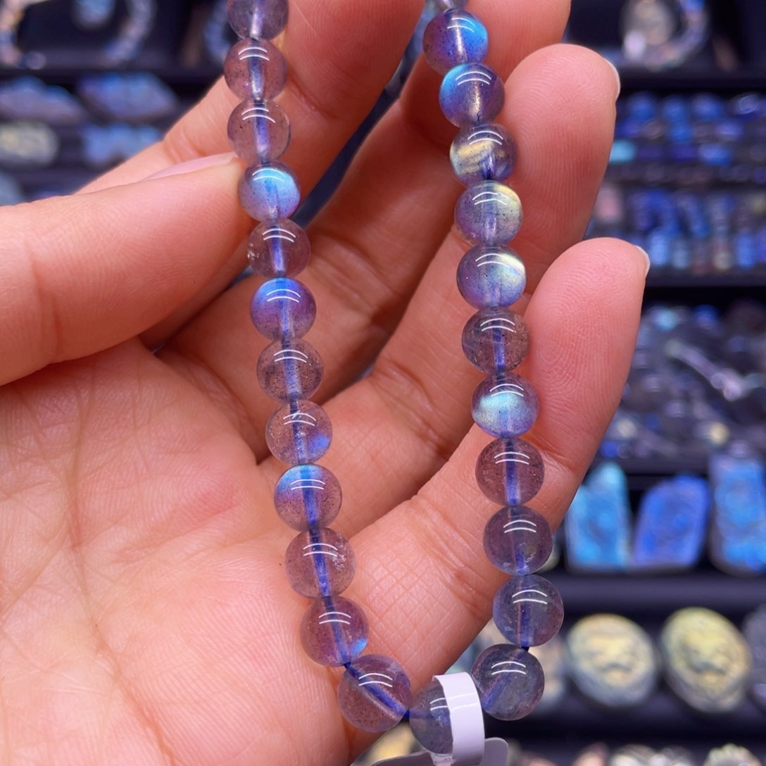 未镶嵌手串长石娜*7左右