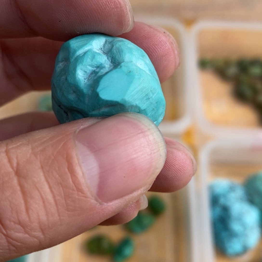 定制绿松石未镶嵌定制绿松石