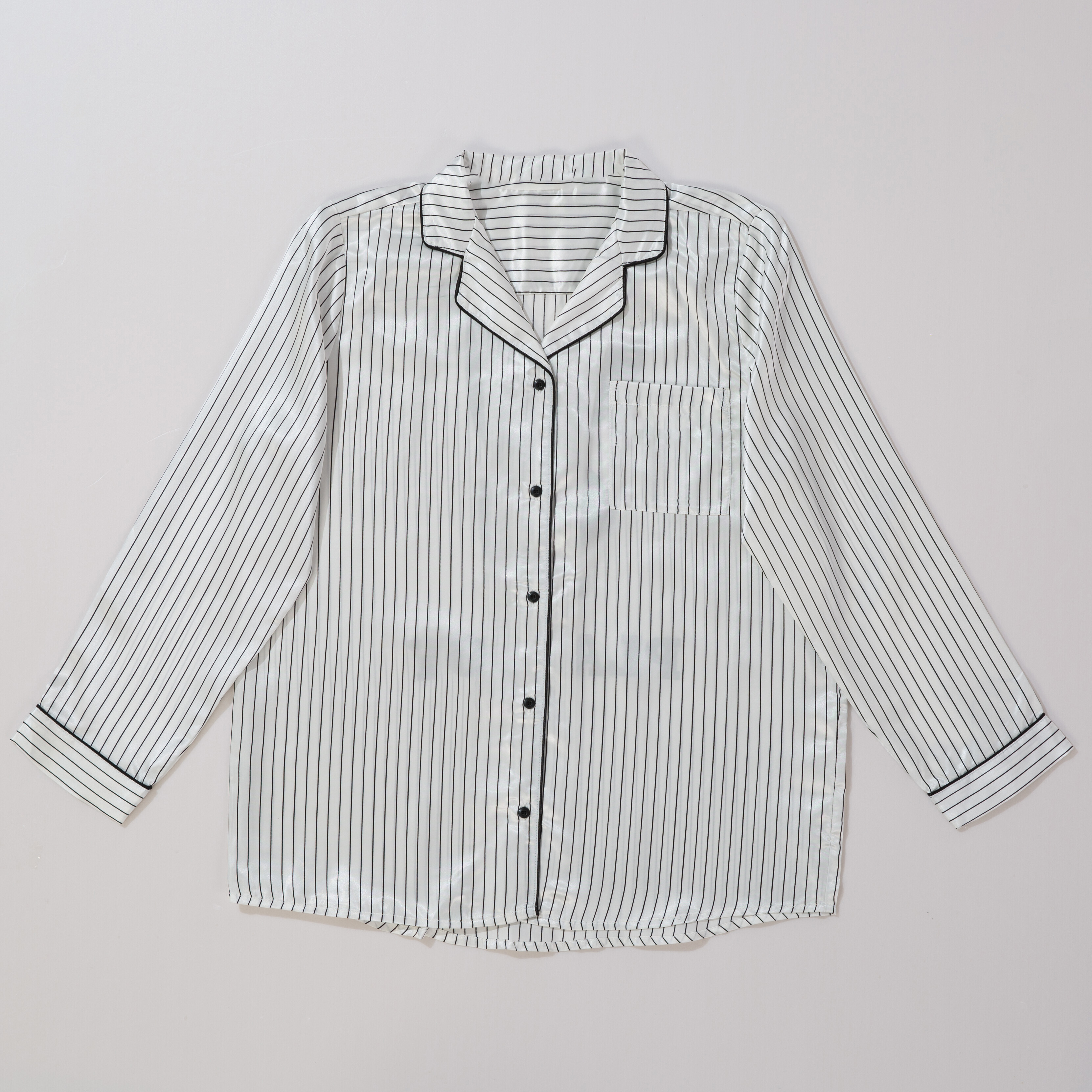 女士缎面长袖家居服