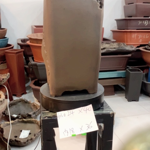 紫砂花盆手工的异型盆