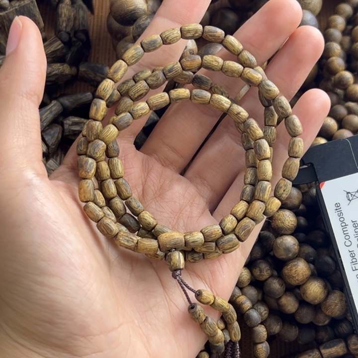 沉香沉香碎屑0.5鼓珠多圈13克