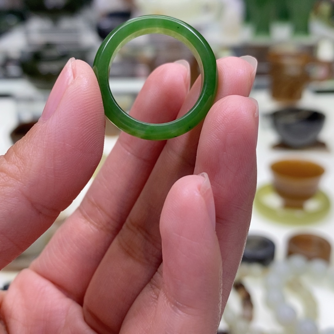 和田玉戒圈未镶嵌