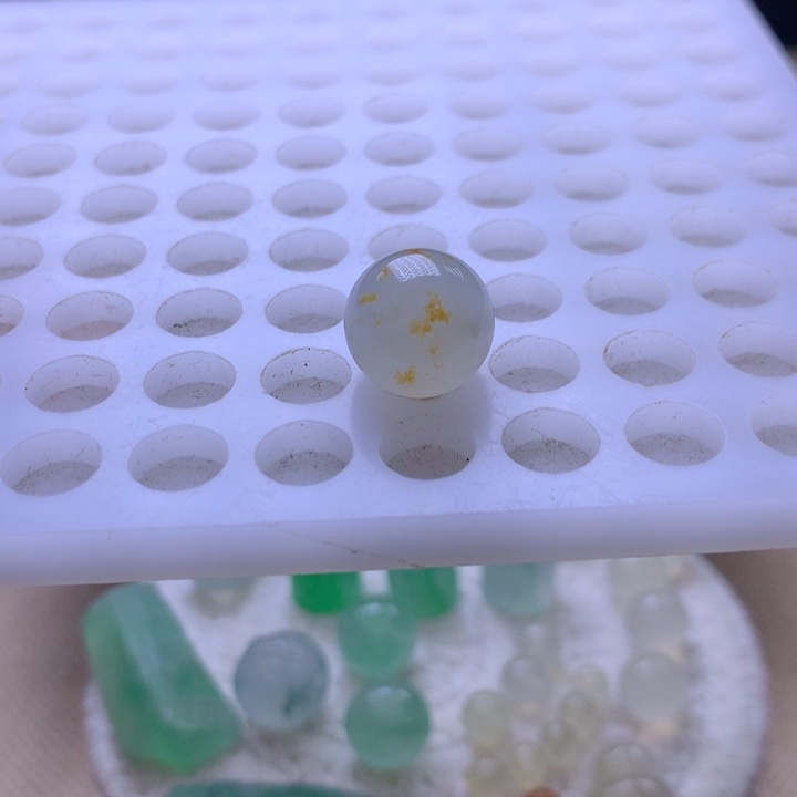 未镶嵌手链翡翠12.7翡翠圆珠