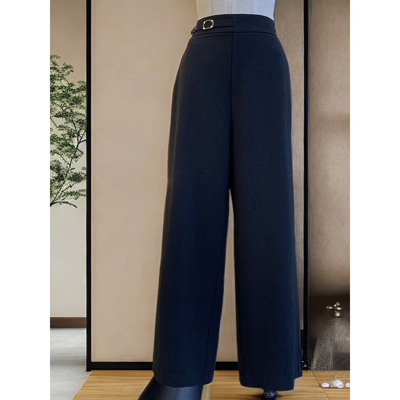 知羽.香云【雅韵】春夏大牌感时尚百搭显瘦九分直筒裤ZY62021