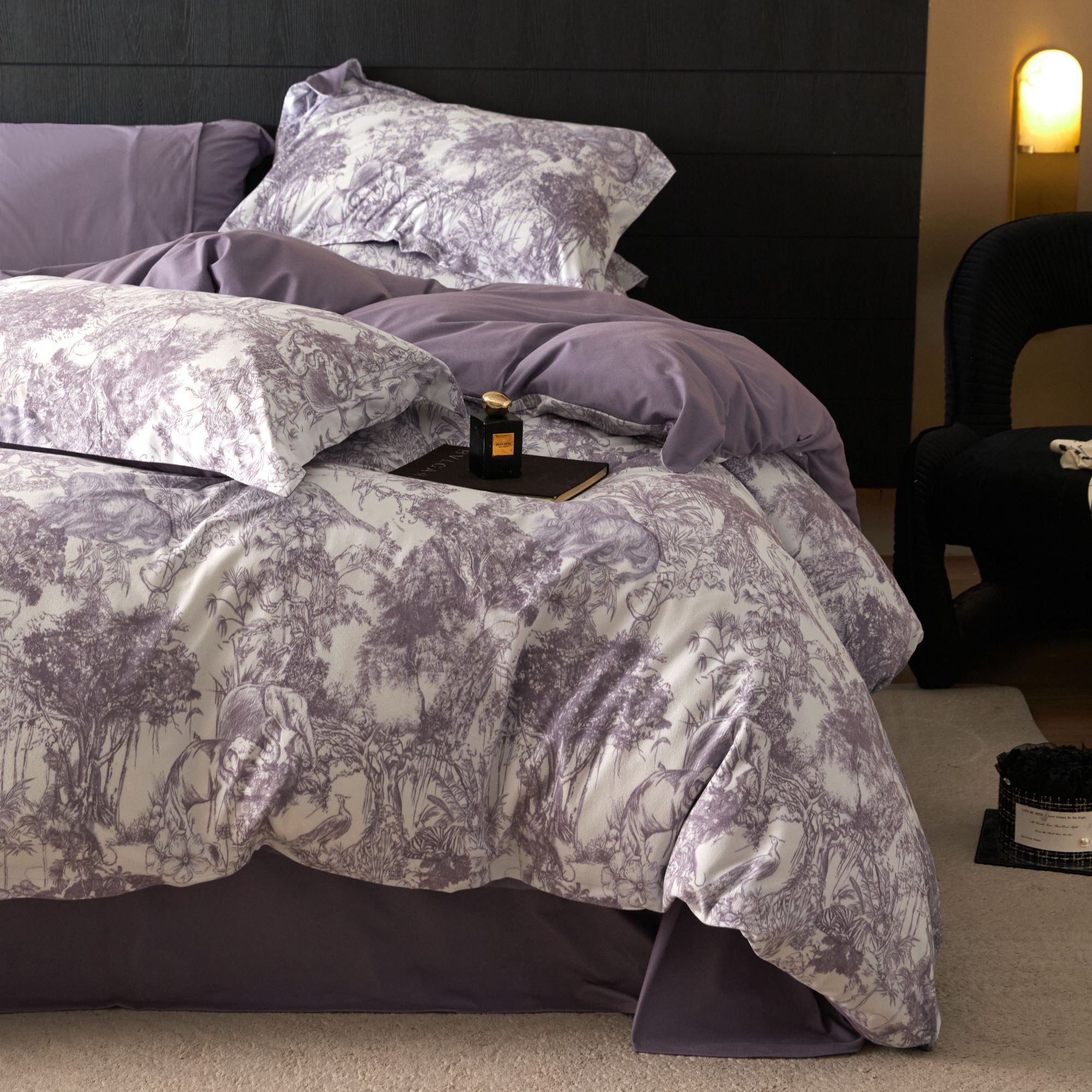 新款A类保暖羽零™空气拉绒加厚无印风四件套牛奶绒床上用品双人