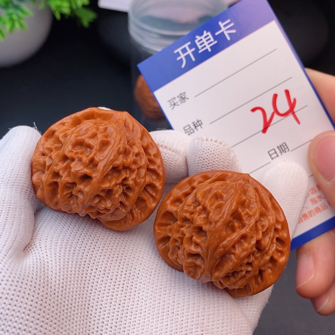 文玩核桃把件42宫灯24