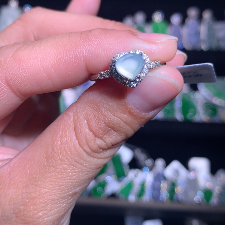 【闪购商品】颈饰银S925镶嵌翡翠天然翡翠