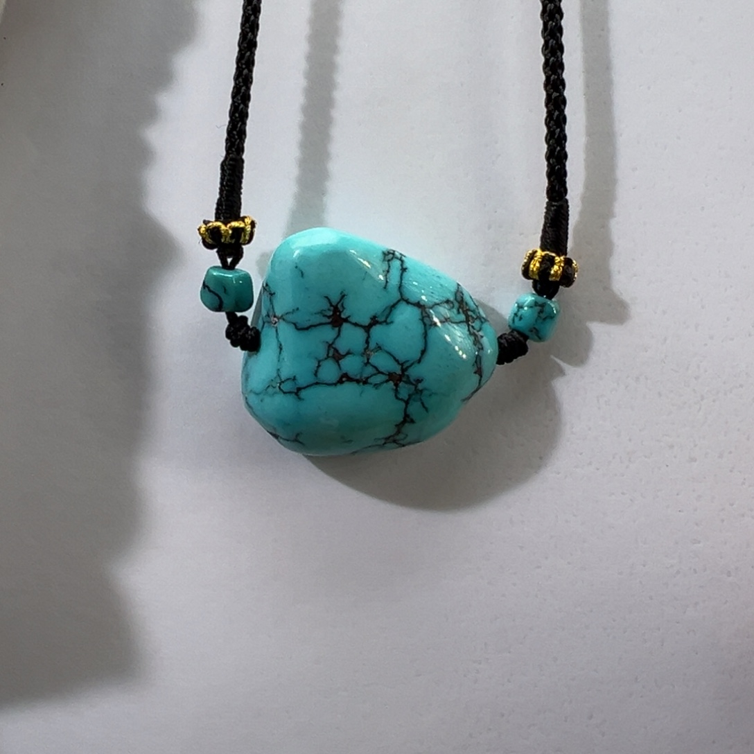 绿松石未镶嵌挂件