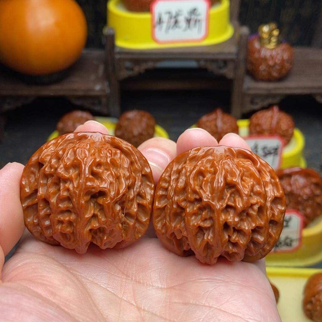 吊坠文玩核桃43苹果园