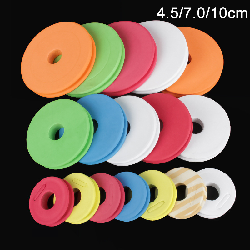 泡沫线轴4.5cm/7/10cm钓鱼eva主线圈泡沫彩色主线绕线轴大物线圈