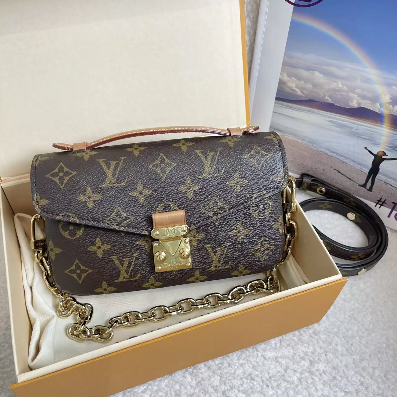 99新 LouisVuitton/路易威登 老花邮差包/80520153/12期/代卖服务