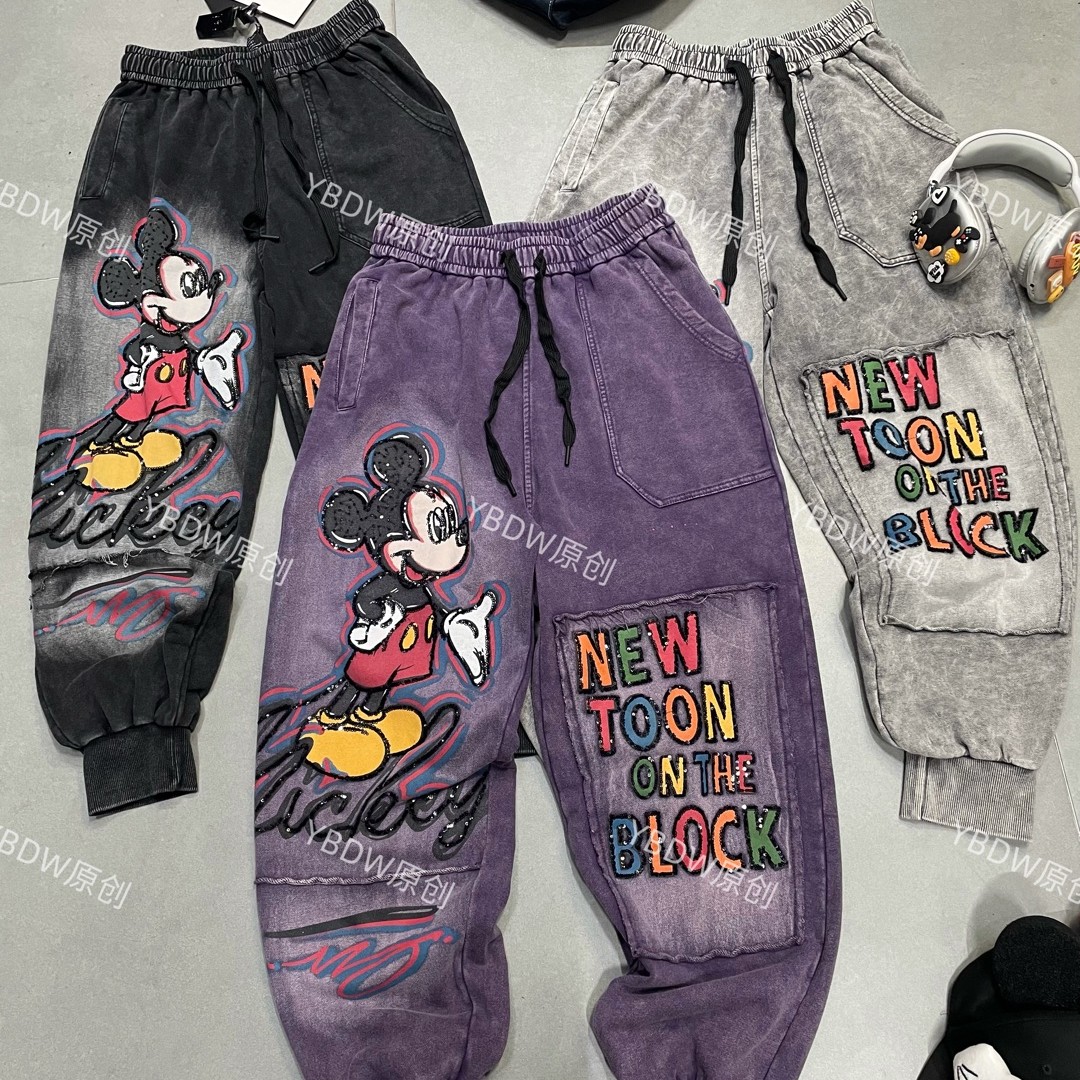 ybdw5306米奇休闲卫裤