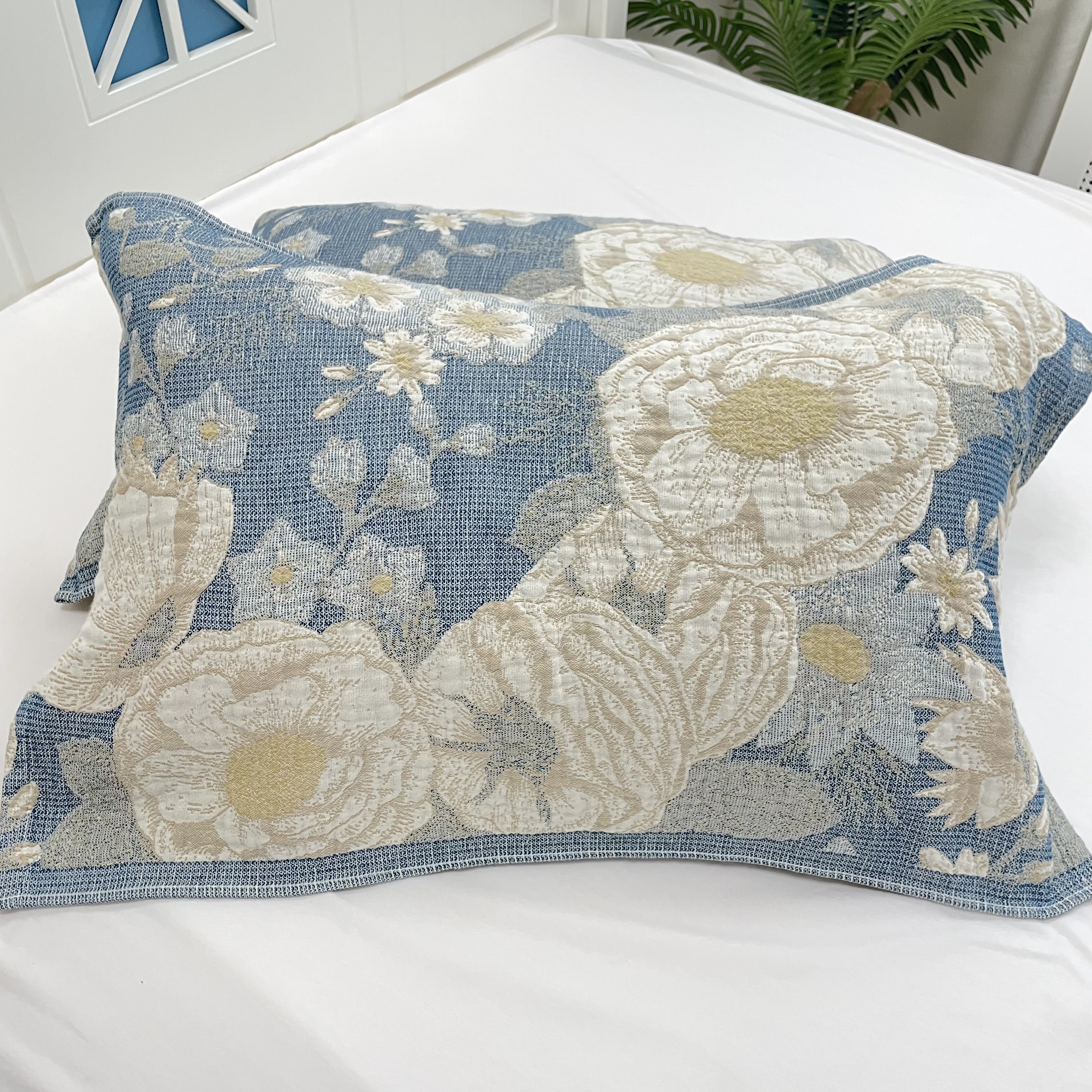 枕巾【桑兰】52x78厘米 高奢轻奢成人加厚加大四季单人枕巾一对