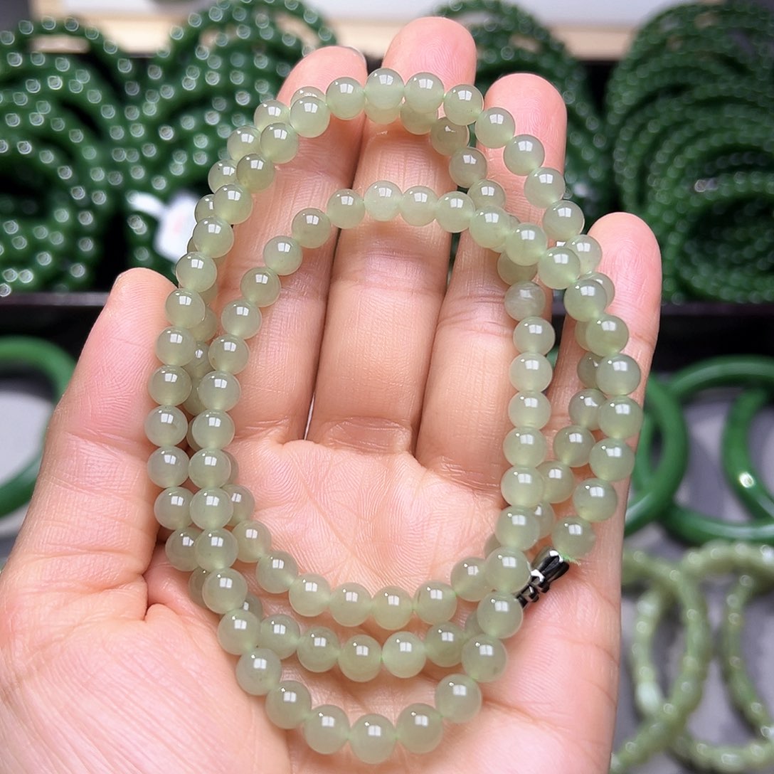 和田玉手链未镶嵌