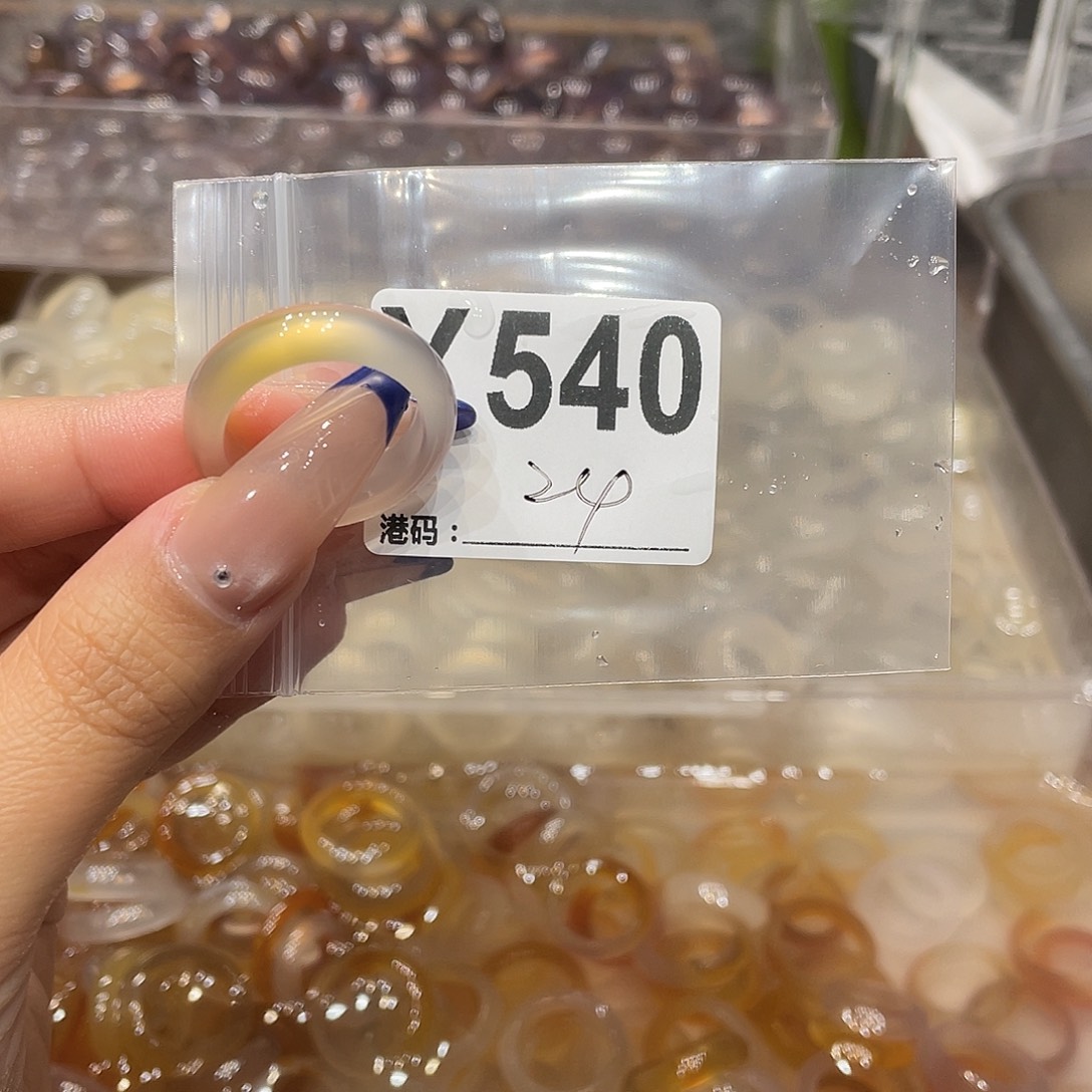 玛瑙/玉髓未镶嵌戒指540