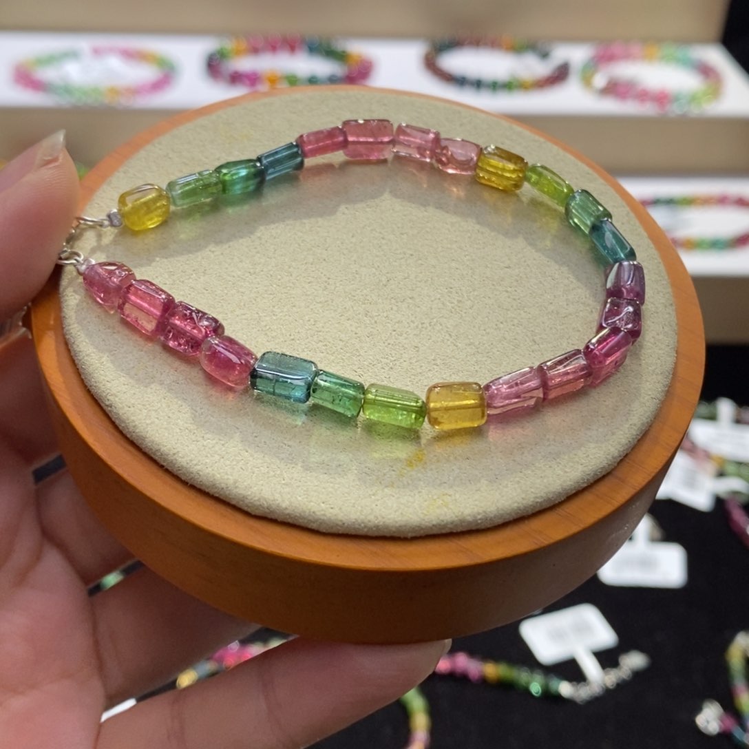 【闪购商品】碧玺手串未镶嵌两天看货期