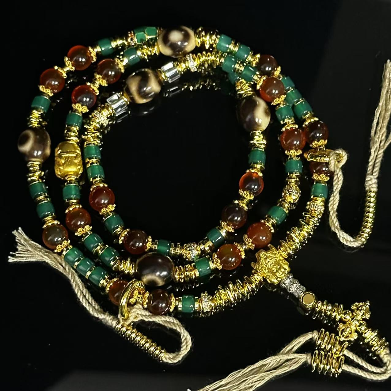 丽哥推荐 良品多宝牙牙珠高阶设计款基地链串珠 LG2741