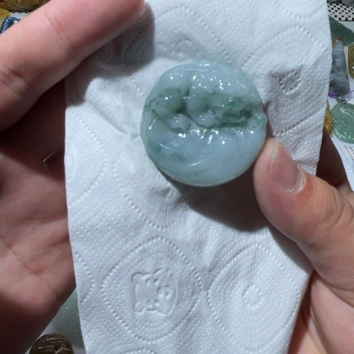 翡翠颈饰未镶嵌天然