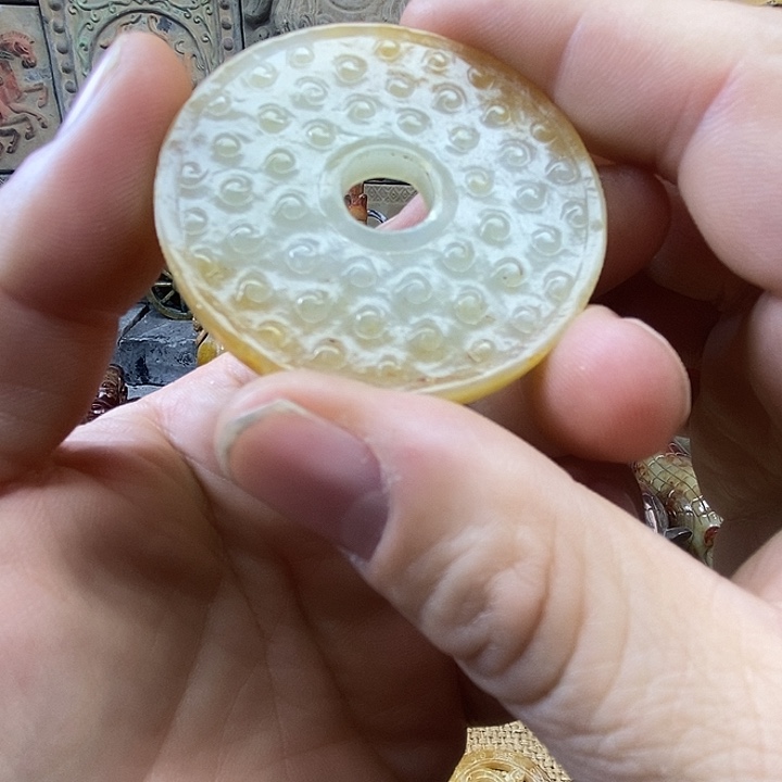 和田玉（糖玉）挂件未镶嵌