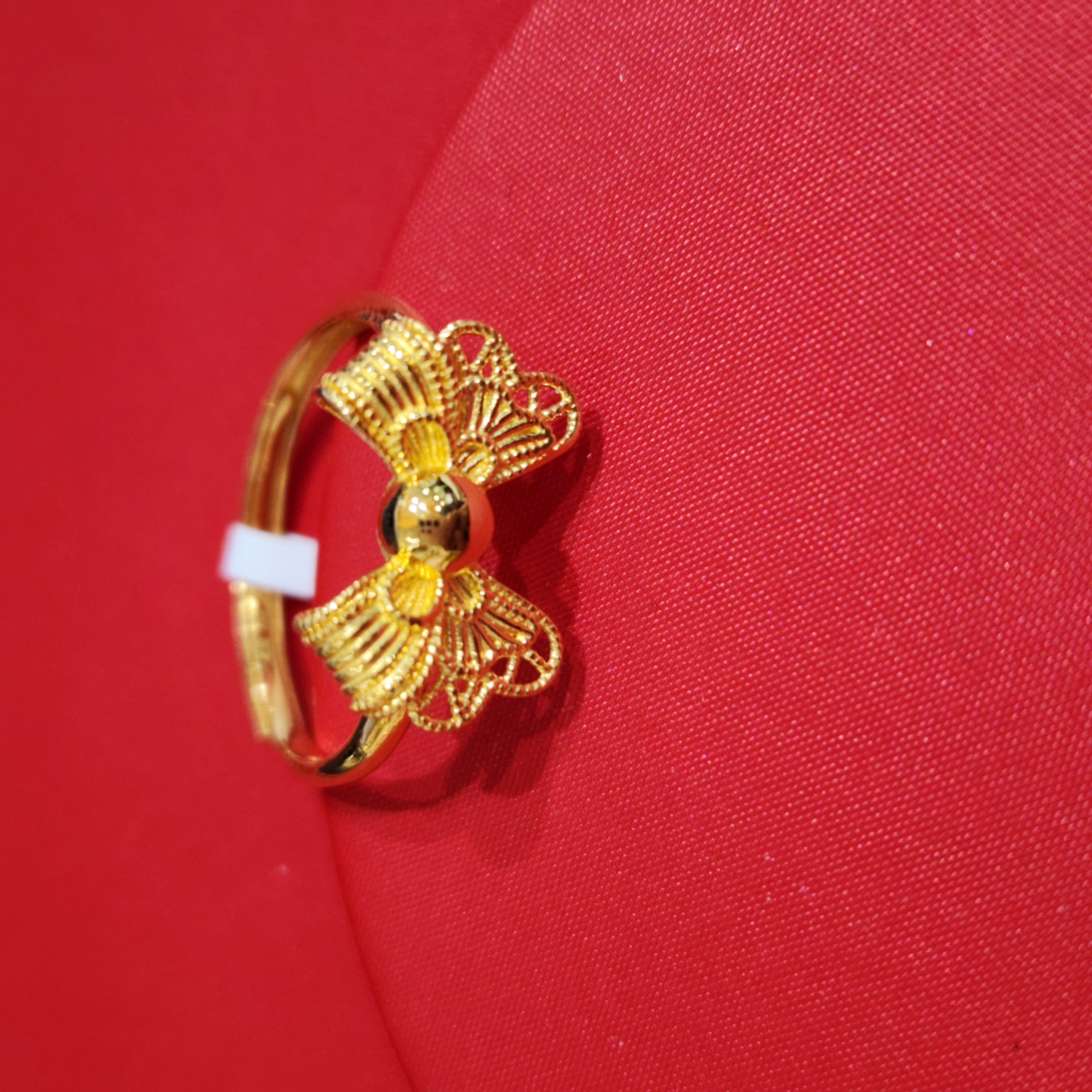 【夕夕专享】足金999 金珠蝴蝶结 GP 2.66