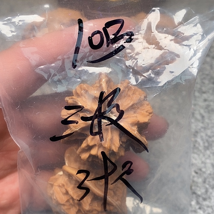 吊坠文玩核桃三棱