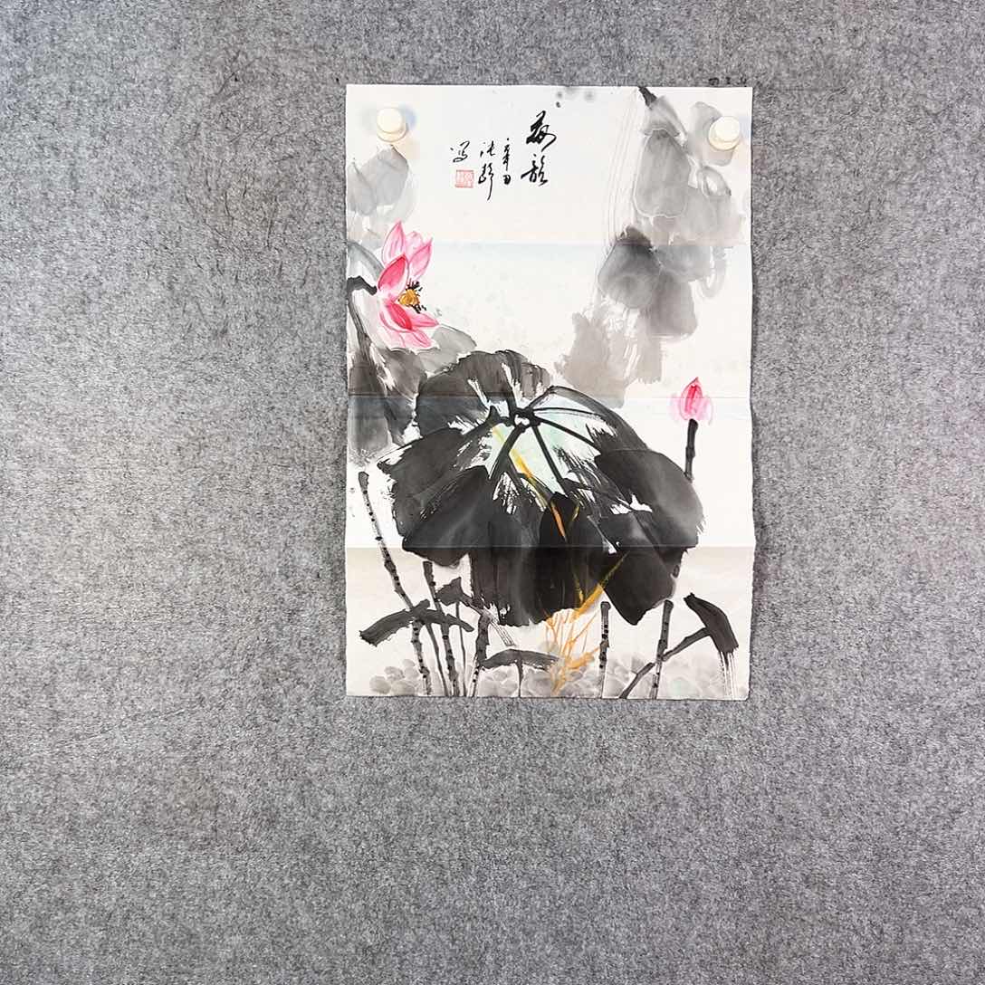 国画597 花鸟也可以用这种颜色