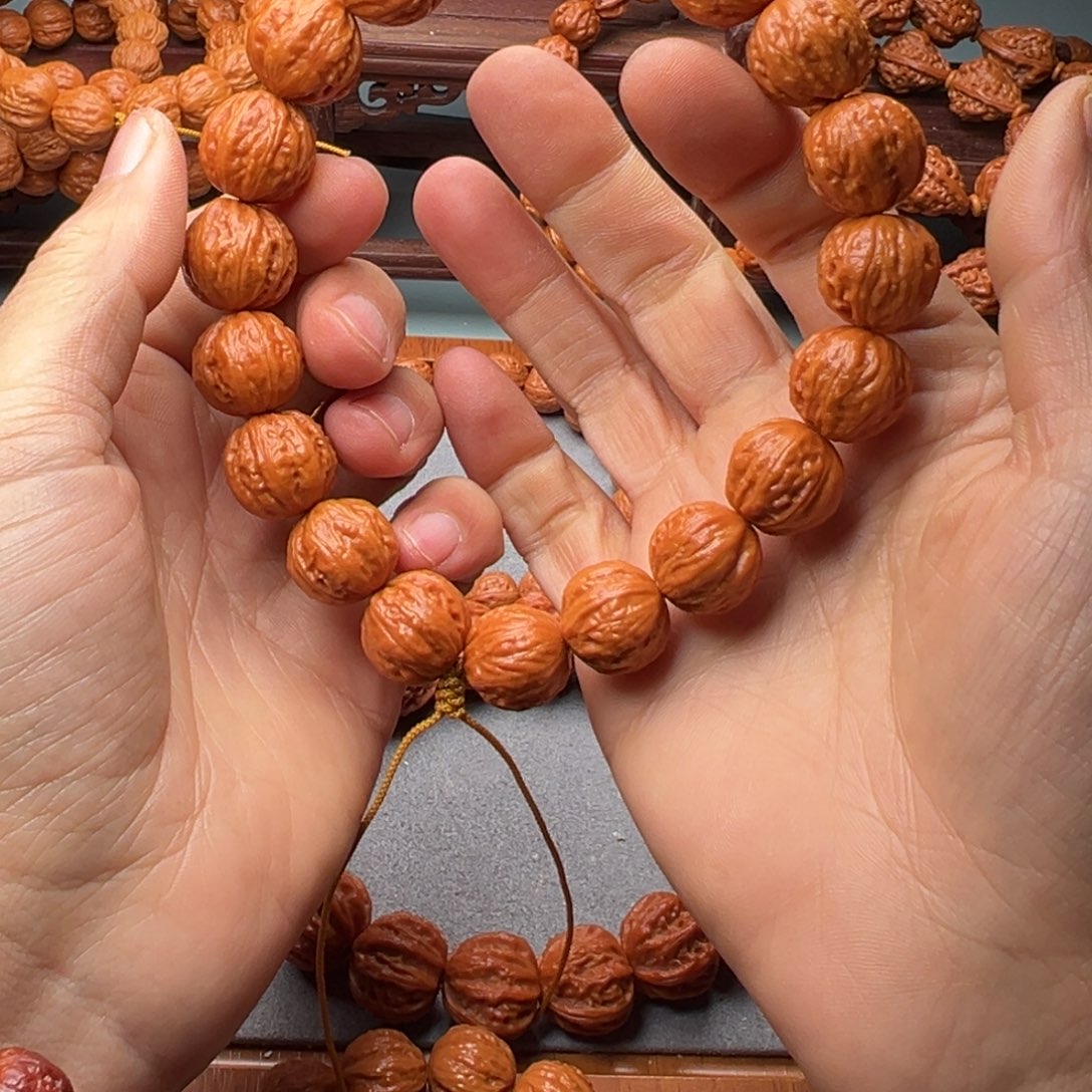 ↑***手串文玩核桃17龙珠