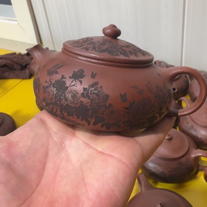 茶壶紫砂宜兴紫砂微瑕