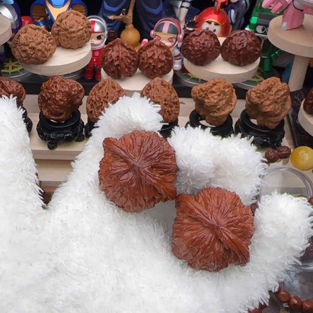 文玩核桃吊坠39全品红磨盘