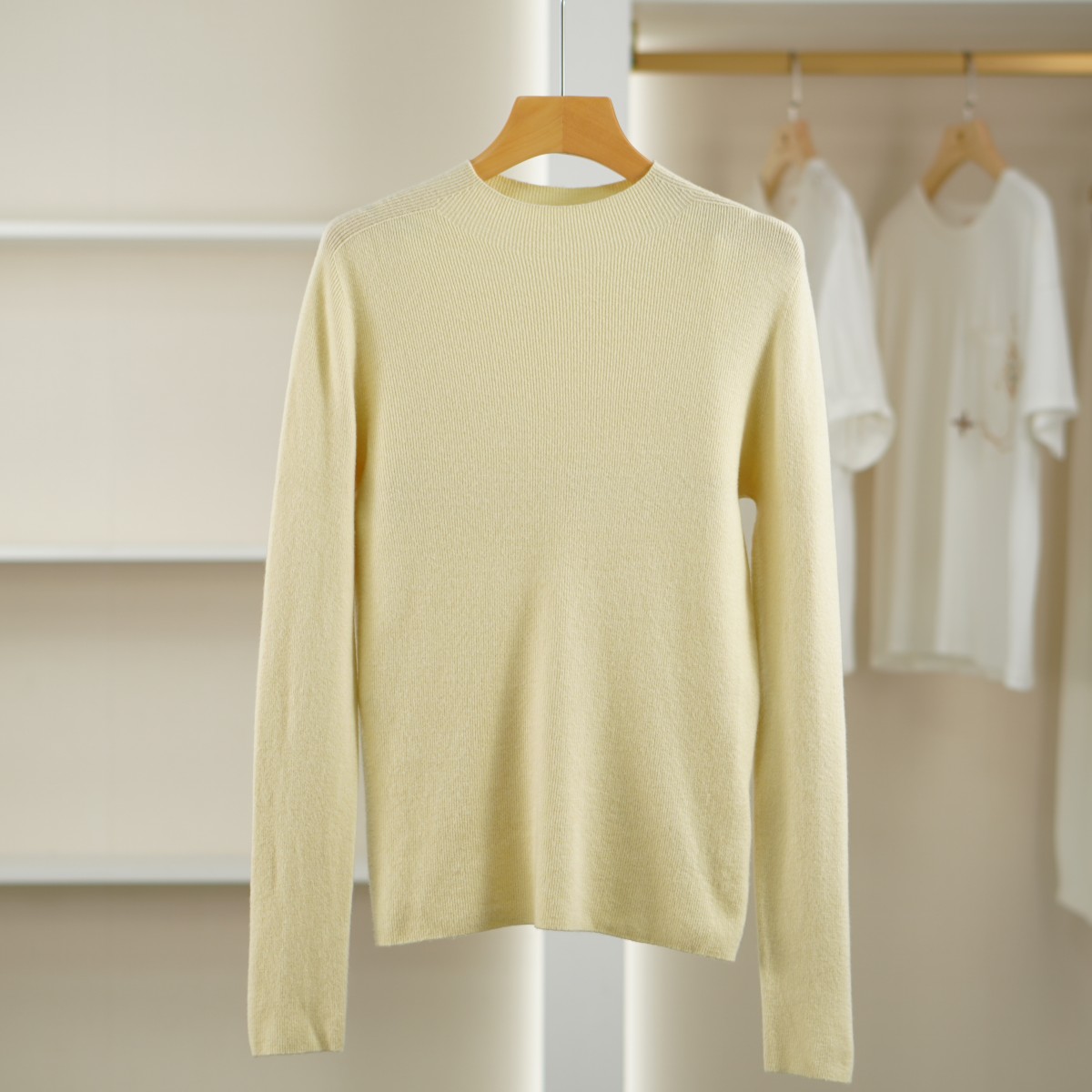 麦迪尚品【K】50428507 春秋简约纯色针织上衣品牌撤柜女装