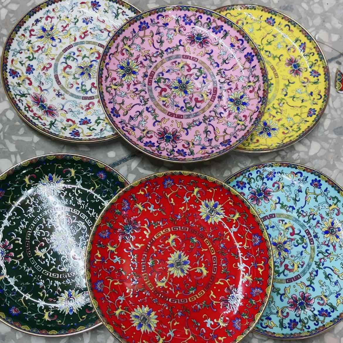 【闪购商品】珐琅6寸6个………………