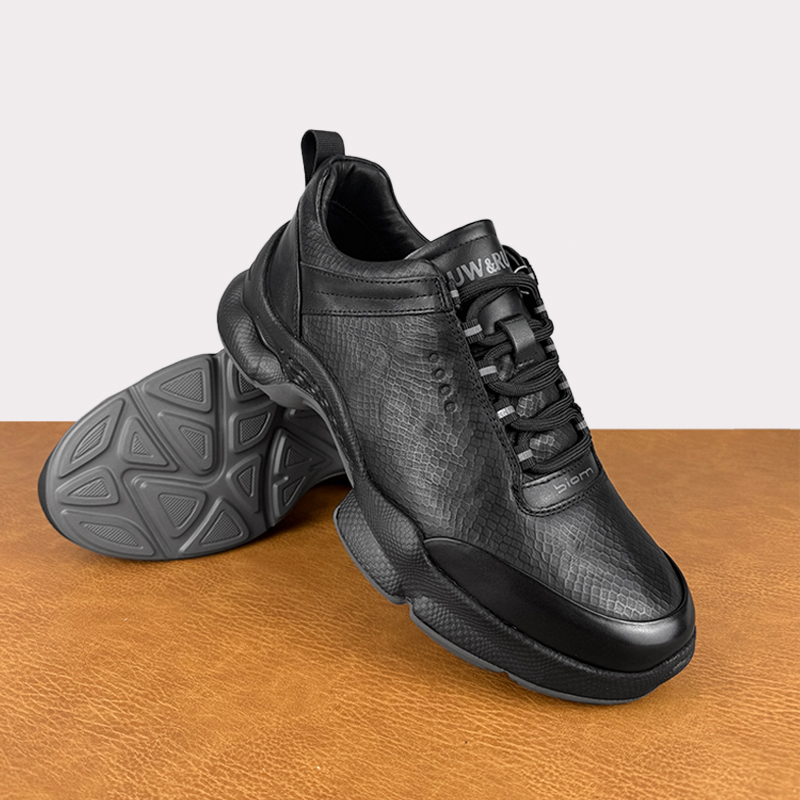 2025春秋新款男鞋真头层牛皮运动鞋休闲皮鞋轻便百搭增高鞋子男款