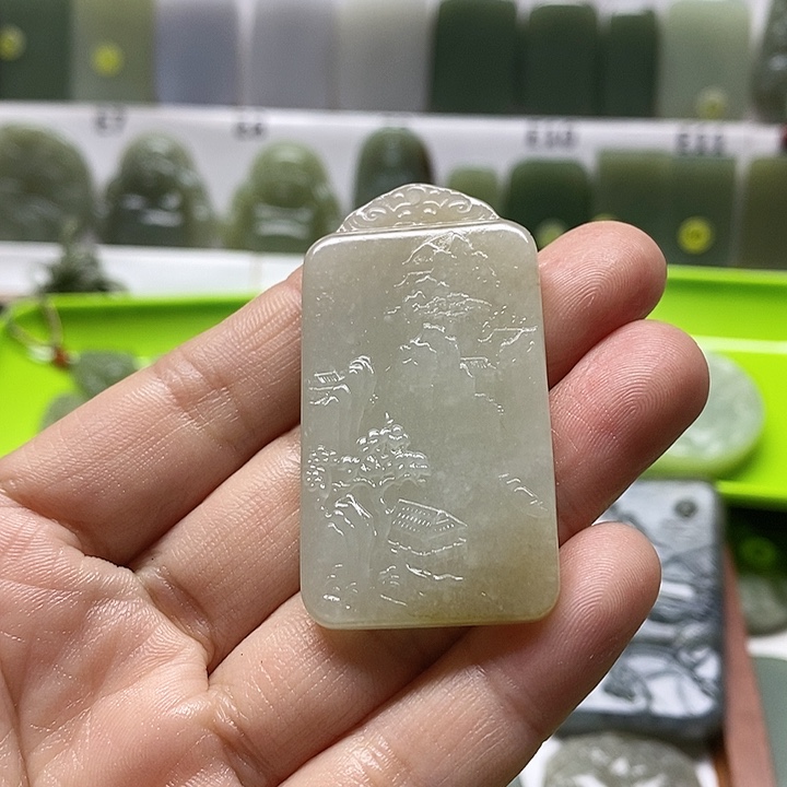 和田玉颈饰未镶嵌