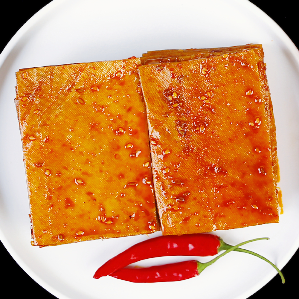 湖北通城特产麻辣香干麦市干子手磨豆干休闲零食小包装豆腐干包邮